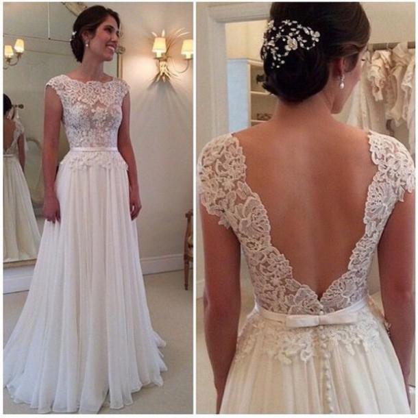 Prom Dress with Big Bow On Back